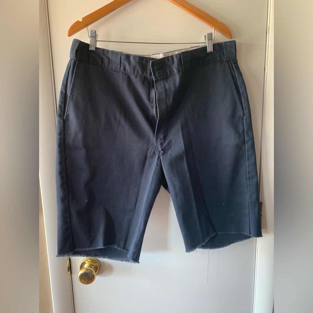 Men's Dickies Cutoff Blue Shorts
